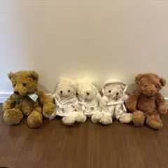Harrods & Shangri-La テディベア ぬいぐるみ 5体セットのサムネイル
