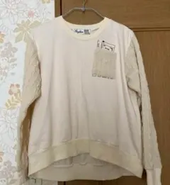 Rydia ケーブルニットスリーブ トレーナー