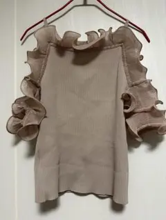 HANAE MORI ハナエモリ プリーツノースリーブブラウス ピンク - メルカリ