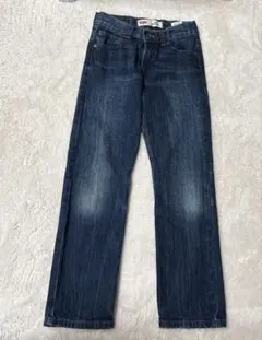 お値下げ！Levi's 514 ストレートデニム 10号 ダークブルーのサムネイル