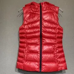 【未使用】ダウンベスト レディース 赤 XS