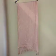 ☆淡いピンクのストール・ショール　ラメ　ゴールド