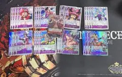 ワンピースカードゲーム 紫フォクシー　デッキパーツまとめ売り