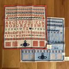 ビビアンウエストウッド　ガーゼハンカチ　2枚セット　新品