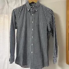 UNIQLO ギンガムチェック ボタンダウンシャツ Sサイズ