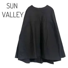 SUN VALLEY サンバレー 製品染め カットソー 茶色 M 綿100%