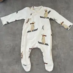 Organic Zoo Ozzy Bear Suit 足付きロンパース
