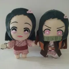鬼滅の刃 ぬいぐるみ ともぬい 竈門禰豆子　幼少期　鬼　2点セット