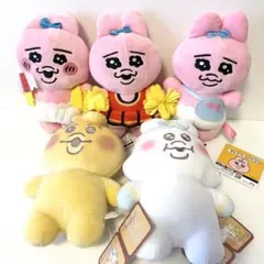 おぱんちゅうさぎおしゃれぬいぐるみ　んぽちゃむ きみまろのましゅもっち5点セット