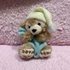 ダッフィー　オータムスリープオーバー　ぬいぐるみキーチェーン