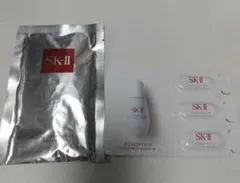 SK-II フェイシャルトリートメントマスク1枚と美白美容液サンプル