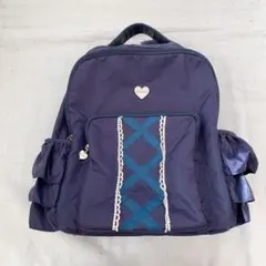 メゾピアノ リュック ネイビー