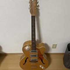 【1950年代美品】Teisco Model L／黒／完動品／ハードケース付 1950年代美品】Teisco Model L／黒／完動品／ハードケース付