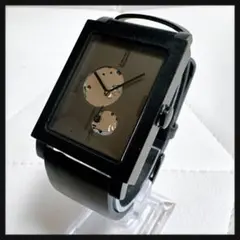 【良品】NO Monday ノーマンデー⭐️スモセコ スケル 腕時計 ブラック