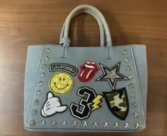 トレスター トートバッグ ワッペン スタッズ - メルカリ