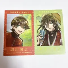 刀剣乱舞　和泉守兼定 堀川国広　バッジ ラバスト アクスタ　土方組 ミュージカル刀剣乱舞参騎出陣 和泉守兼定 堀川国広 アクスタ2点