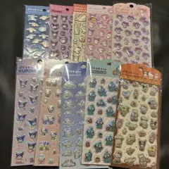 ぷくっとシール　サンリオ　10枚　DAISO