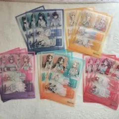 学園アイドルマスター クリアシート ローソン限定 5種類✕3枚　15セット