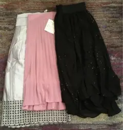 ☆未使用☆スカート 3点セット