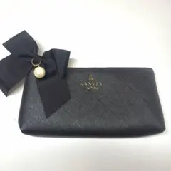 【未使用】LANVIN en Bleu ランバンオンブルー リボン ポーチのサムネイル