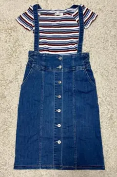 セシルマクビー　カットソー&デニムスカート