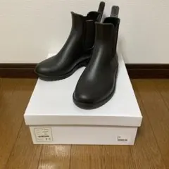 ダークブラウンサイドゴア晴雨兼用ブーツ