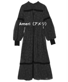 Ameri MELISSA SLENDER DRESS ブラック