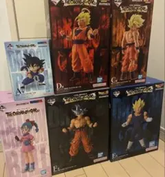 一番くじ ドラゴンボール A賞 B賞 ブルマ　C賞　超サイヤ人孫悟空　D賞 E賞
