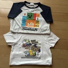 Minecraft & ポケモン Tシャツ 2枚セット