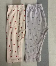 西松屋 7分丈レギンス 2本セット