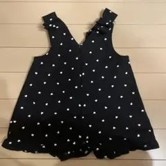 バースデイ cottoli ハート ロンパース 80