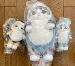 モフサンド サメにゃん 3体 BIG 立ち ジェンベエザメにゃん 猫 ぬいぐるみ