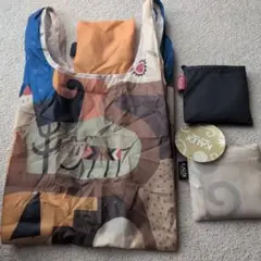 KALDI アートプリント ノベルティエコバッグ　未使用3個セット