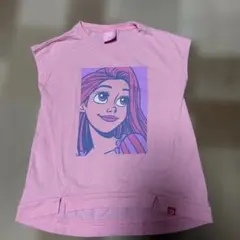 ベビードール×ディズニー　コラボピンク半袖Tシャツ100cm ラプンツェル