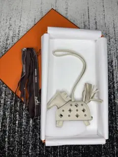 HERMES エルメス ロデオ ロベオロックPM バッグチャーム　クレ
