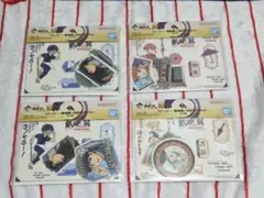 銀魂 一番くじ はたちのつどい その弐 I賞ステッカー 新八 神楽 月詠 4点
