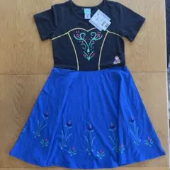 【新品】海外限定 アナと雪の女王 アナ雪 アナワンピース 130 140