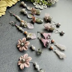 スモーキーピンクピアス❷ まとめ売り