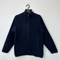 ユニクロ（UNIQLO） フリースジャケット スタンドカラー Mサイズネイビー