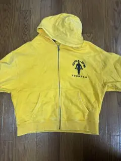 YOUNG LA Gold's Gym ジップアップパーカー Mのサムネイル