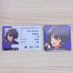 あんスタ 朔間凛月 アルバム特典缶バッジ ID風カード