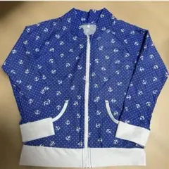 水着 ラッシュガード　女の子 120 130 ドット　フードなし