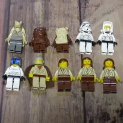82-18 LEGO レゴ ミニフィグ スターウォーズ など 10体 セット
