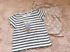 子供服 トップス セット販売 ボーダー 花柄