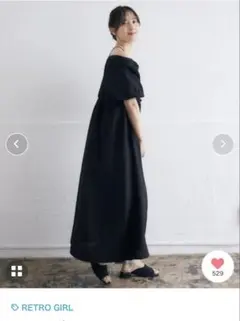 新品タグあり RETRO GIRL 2wayショルダーワンピース