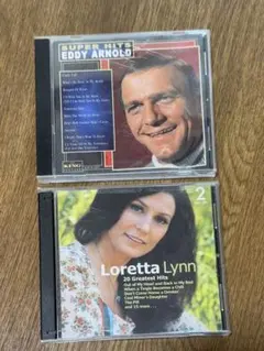 Eddy Arnold & Loretta Lynn CD 2点セット