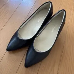 green parks 黒　パンプス　ポインテッドトゥ　24㎝　Lサイズ　美品