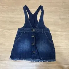 GU キッズ デニム サロペット　120