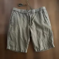 ユニクロ メンズショートパンツ麻混Mのサムネイル