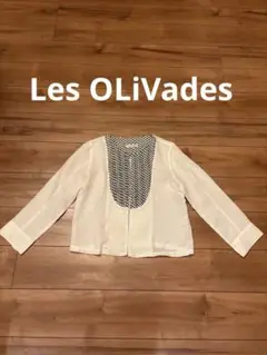 値下げ　Les OLiVades リネン ホワイトシャツ 長袖